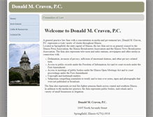 Tablet Screenshot of cravenlawoffice.com